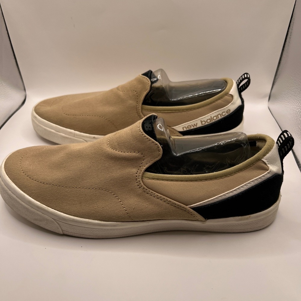 New Balance Men's Size 9 Beige Slip On Sneakers‎ Casual Streetwear - Picture 4 of 7